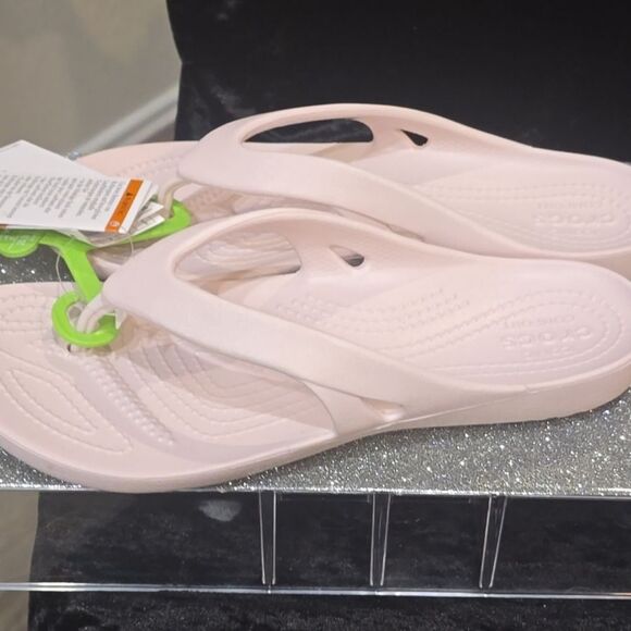 Crocs Kadee 2 Flip-Flop Sandals- Barely Pink - Picture 8 of 9